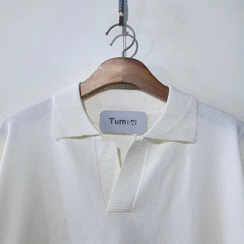 [BUNJANG] SS New Arrival Boucle Open Collar Short Sleeve Knit Top / SS신상) 코트 부클 오픈 카라 반팔 니트 5color L,XL