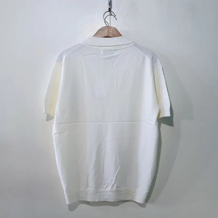 [BUNJANG] SS New Arrival Boucle Open Collar Short Sleeve Knit Top / SS신상) 코트 부클 오픈 카라 반팔 니트 5color L,XL