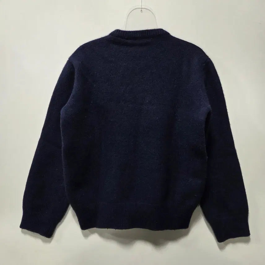 [BUNJANG] Mardi Mercredi Navy Wool Flower Knit / 마르디 메크르디 네이비 울 플라워 니트 26041608