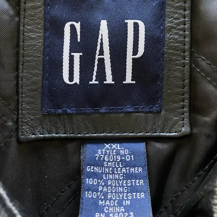 [BUNJANG] Old Gap Leather Jacket / (XXL) 올드갭 레더 자켓
