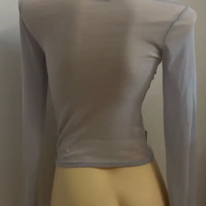 [BUNJANG] See-through Long Sleeve Top / 시스루 딱붙 롱슬리브
