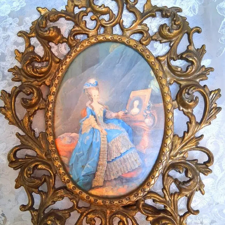 [BUNJANG] Italian Bronze Frame Antique Picture Frame / 앤틱/엔틱/빈티지 이탈리아 브론즈 프레임액자
