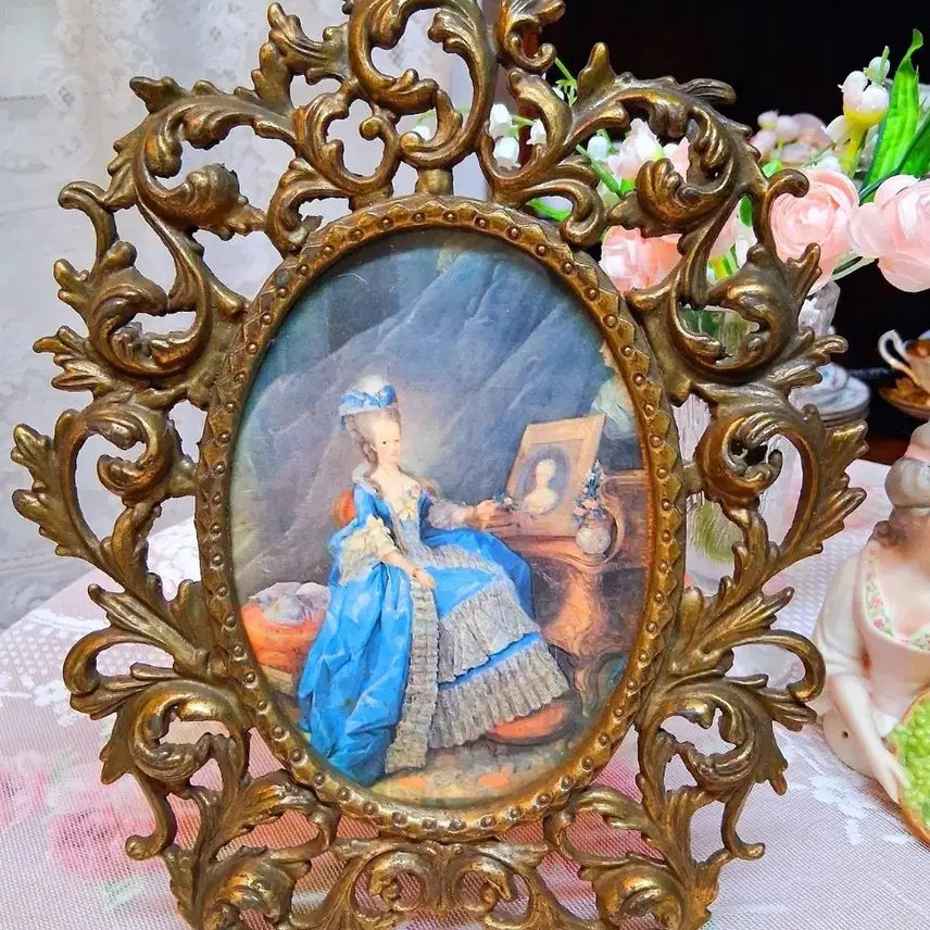 [BUNJANG] Italian Bronze Frame Antique Picture Frame / 앤틱/엔틱/빈티지 이탈리아 브론즈 프레임액자