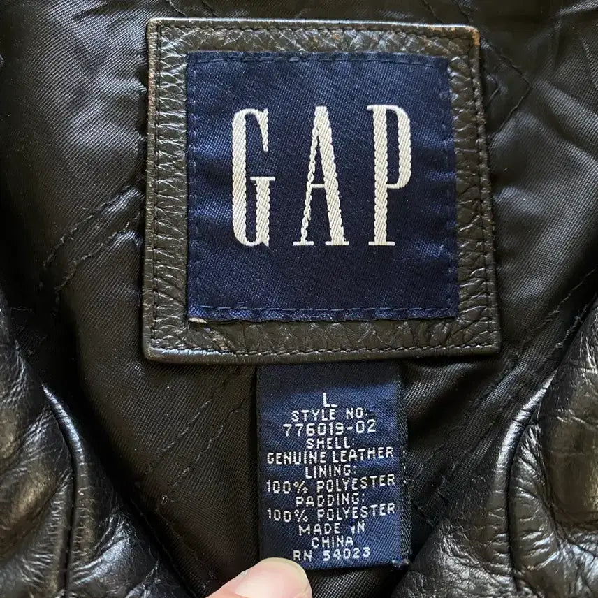 [BUNJANG] Old Navy Leather Jacket / (L) 올드갭 레더 자켓