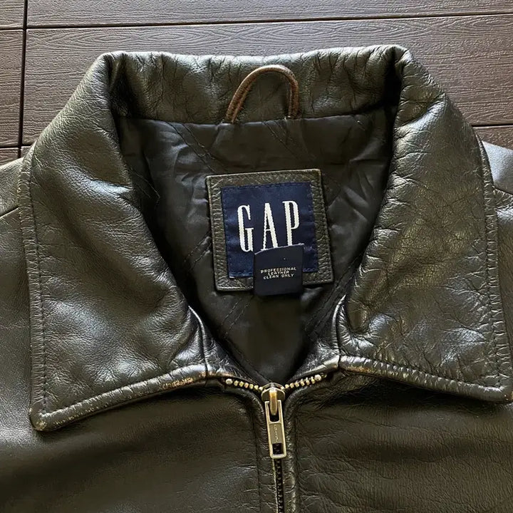[BUNJANG] Old Navy Leather Jacket / (L) 올드갭 레더 자켓