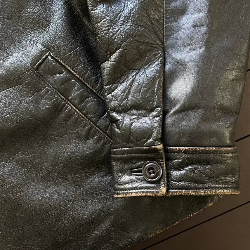 [BUNJANG] Old Navy Leather Jacket / (L) 올드갭 레더 자켓