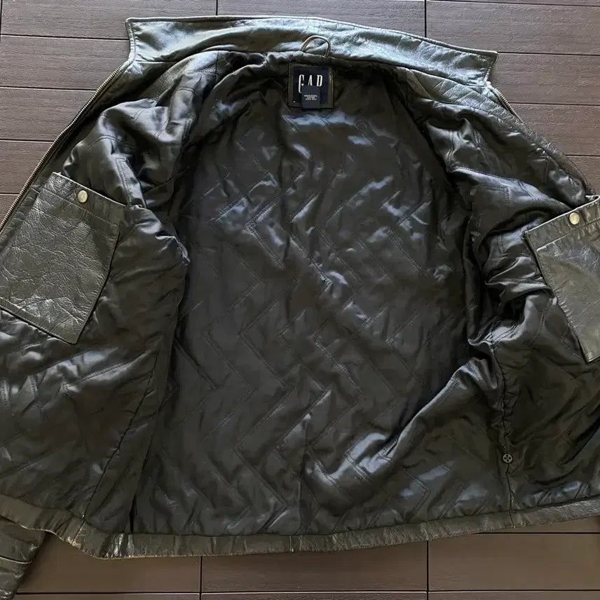 [BUNJANG] Old Navy Leather Jacket / (L) 올드갭 레더 자켓