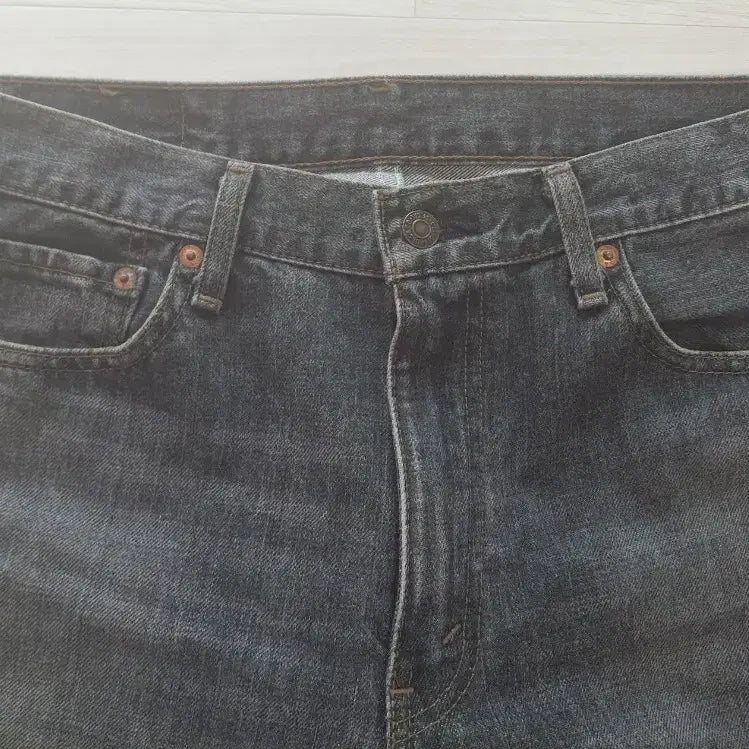 [SOLD OUT] 32)00s 리바이스 505 선염 블랙 데님 팬츠