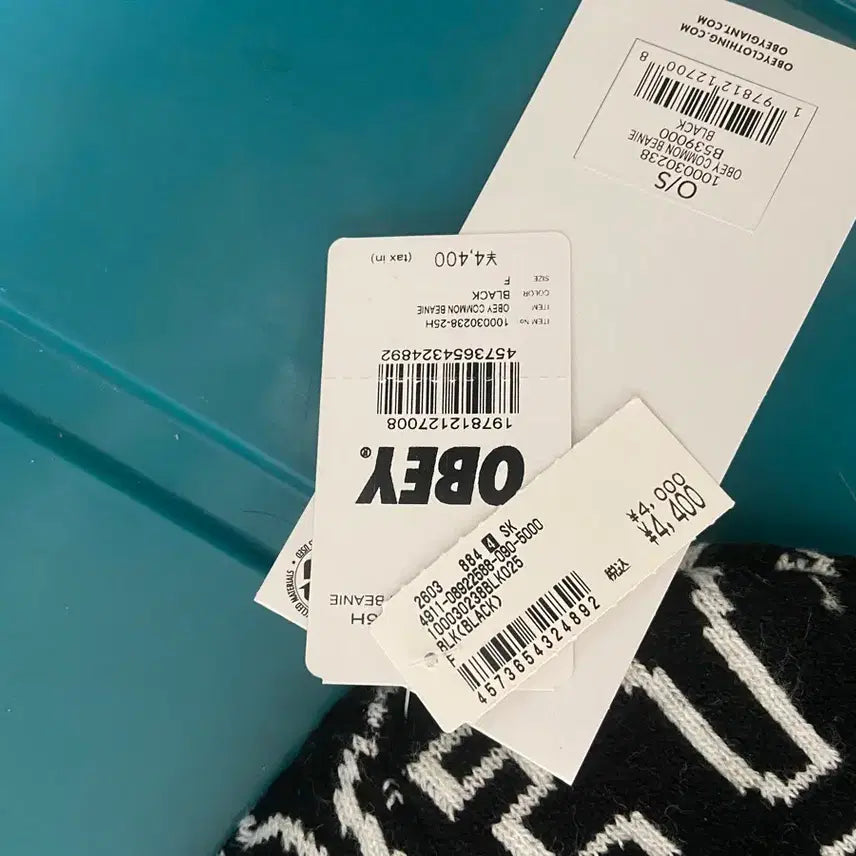 [BUNJANG] OBEY Beanie Black / 오베이 비니 블랙 판매 합니다