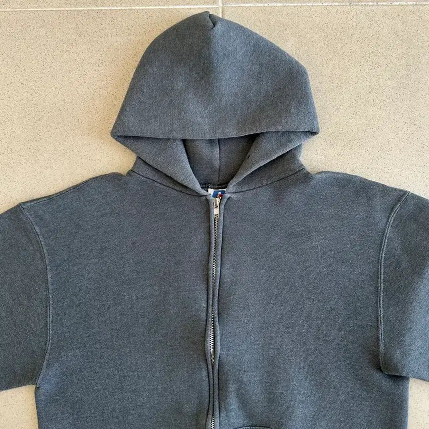 [SOLD OUT] 빈티지 러셀 후드집업 다크그레이 M