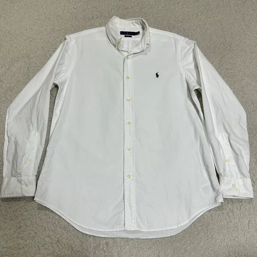 [BUNJANG] Polo Ralph Lauren Oxford White Shirt (M) / 폴로 랄프로렌 옥스포드 화이트 셔츠 m