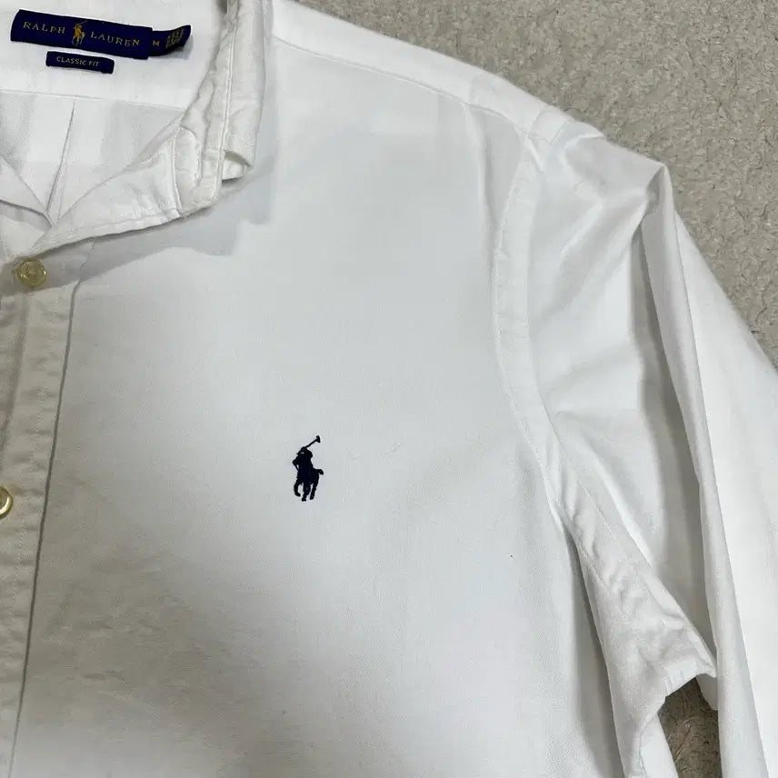 [BUNJANG] Polo Ralph Lauren Oxford White Shirt (M) / 폴로 랄프로렌 옥스포드 화이트 셔츠 m