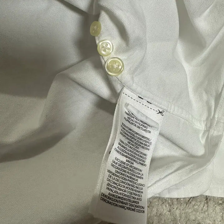 [BUNJANG] Polo Ralph Lauren Oxford White Shirt (M) / 폴로 랄프로렌 옥스포드 화이트 셔츠 m