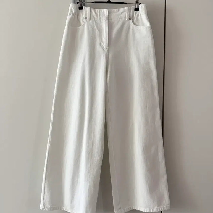 [BUNJANG] Mine White Denim Pants / 마인 화이트 데님
