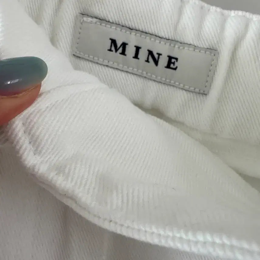[BUNJANG] Mine White Denim Pants / 마인 화이트 데님