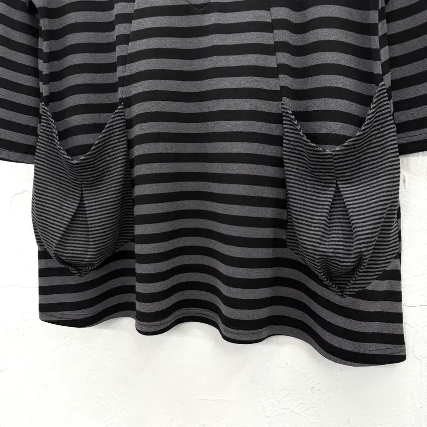 [SOLD OUT] plaisir femme 레이어드 스트라이프 탑