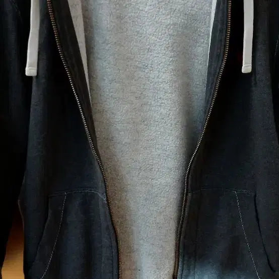[BUNJANG] Polo Ralph Lauren Gray Hooded Zip-Up M / 폴로 랄프로렌 그레이 후드집업 M