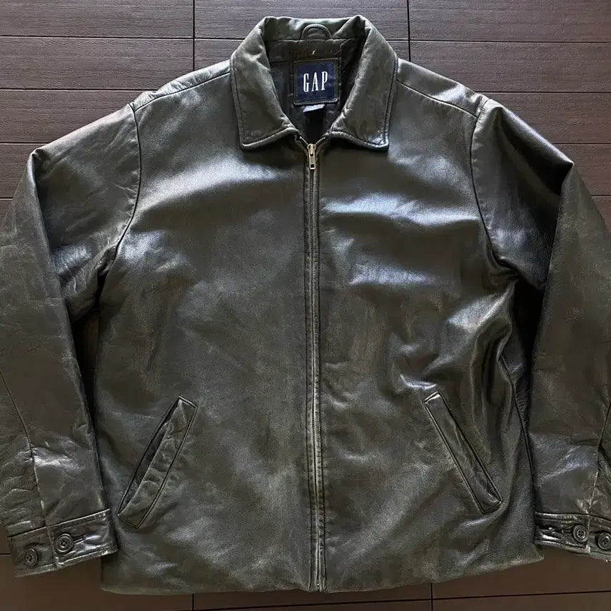 [SOLD OUT] (M) 올드갭 레더 자켓