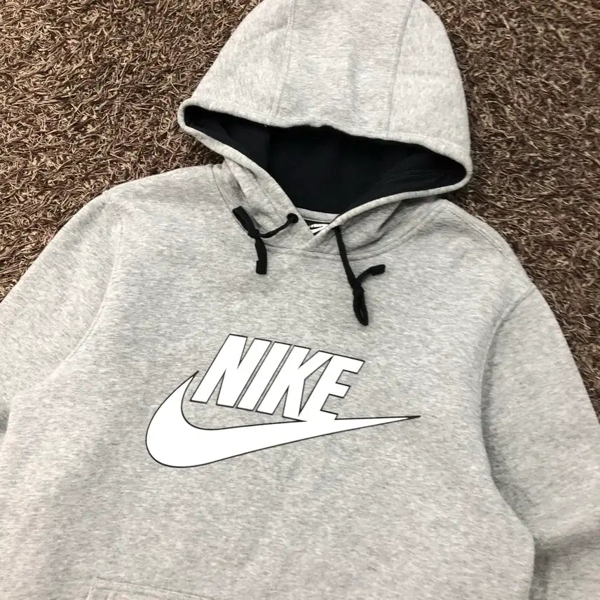 [BUNJANG] Nike Big Logo Gray Hoodie / M 나이키 빅로고 그레이 후드티