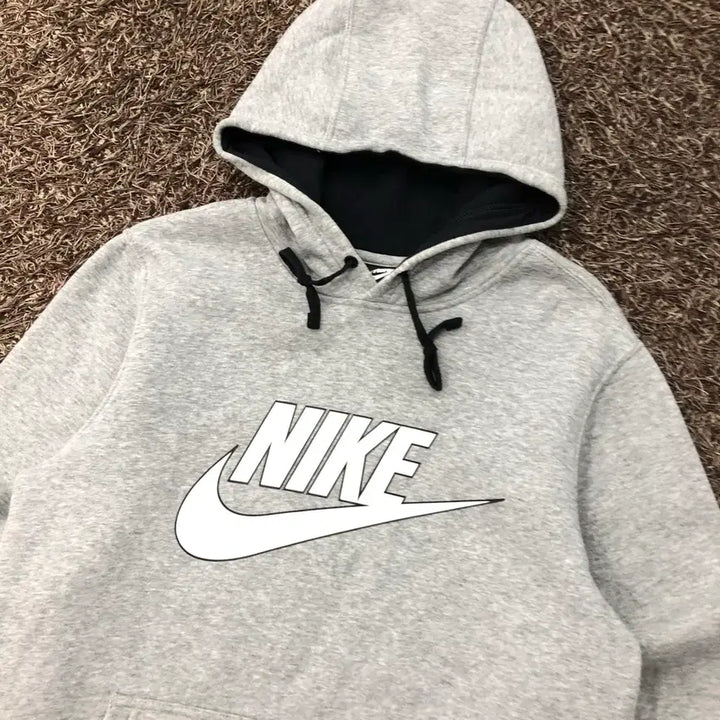 [BUNJANG] Nike Big Logo Gray Hoodie / M 나이키 빅로고 그레이 후드티