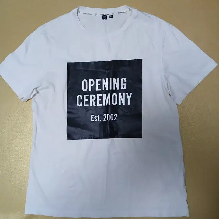 [BUNJANG] Opening Ceremony Round Short Sleeve T-shirt / 오프닝세레모니 라운드 반팔 티셔츠 S