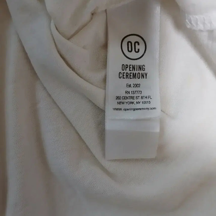 [BUNJANG] Opening Ceremony Round Short Sleeve T-shirt / 오프닝세레모니 라운드 반팔 티셔츠 S