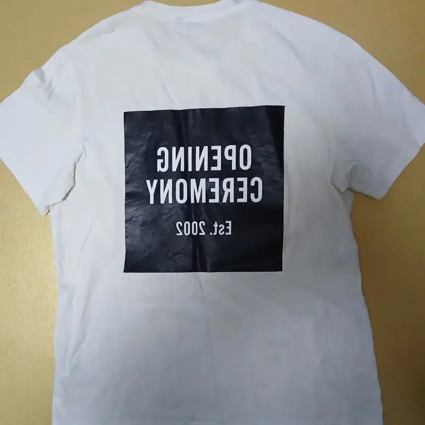 [BUNJANG] Opening Ceremony Round Short Sleeve T-shirt / 오프닝세레모니 라운드 반팔 티셔츠 S