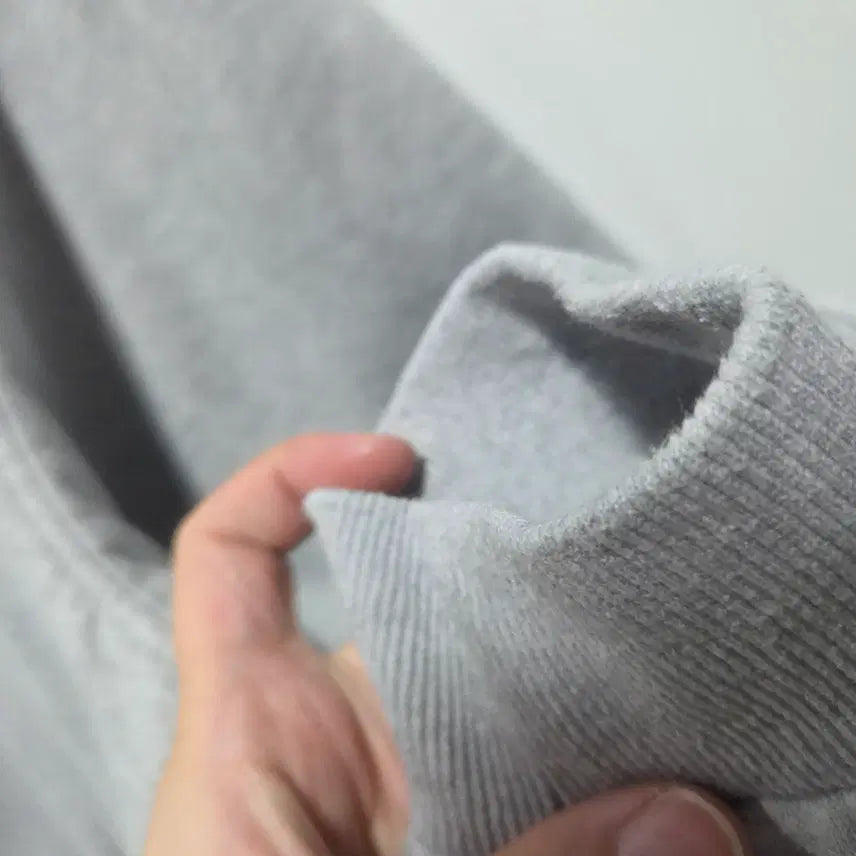 [BUNJANG] Lafarge Store Grey Rugby Fleece Sweatshirt / 라퍼지스토어 그레이 럭비 기모 맨투맨 L 26041613