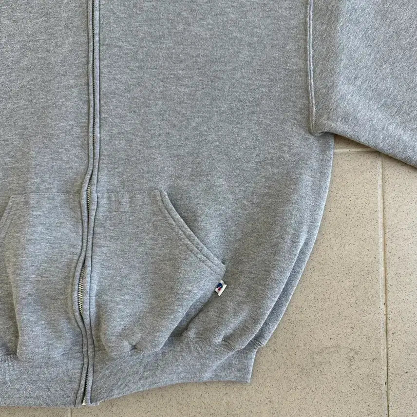[SOLD OUT] 00s 빈티지 러셀 후드집업 그레이 L