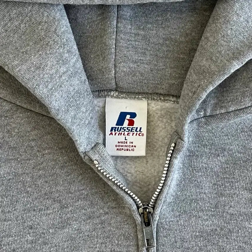 [SOLD OUT] 00s 빈티지 러셀 후드집업 그레이 L