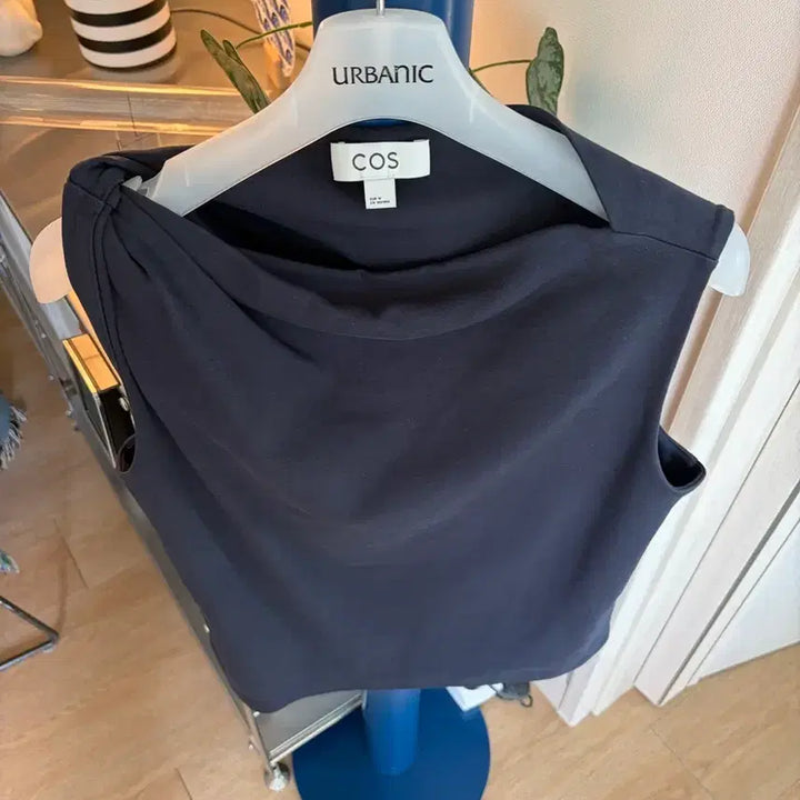 [BUNJANG] COS Twist Cotton Top Navy / cos 코스 트위스트 코튼 탑 네이비