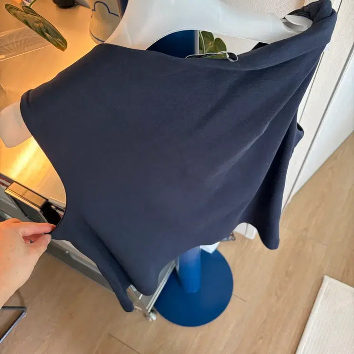 [BUNJANG] COS Twist Cotton Top Navy / cos 코스 트위스트 코튼 탑 네이비