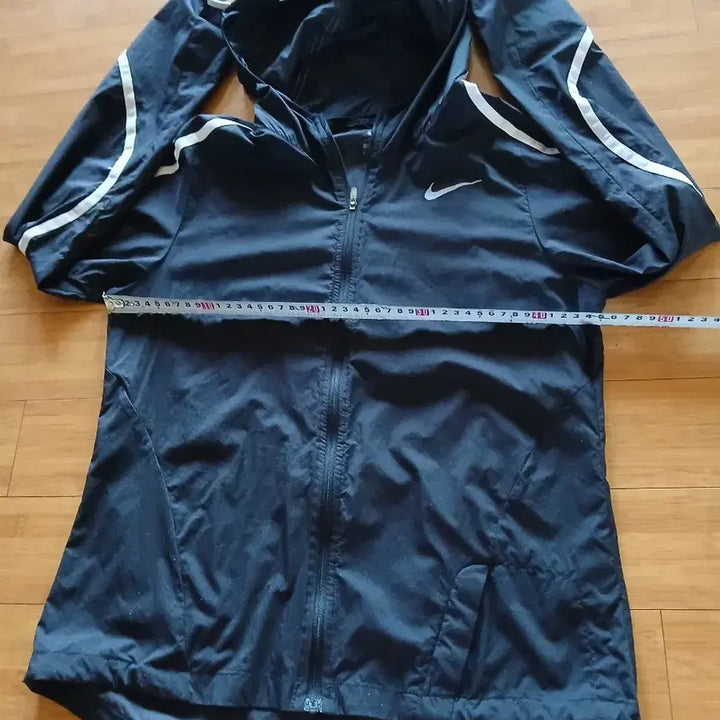 [BUNJANG] Nike Black Windbreaker Hoodie Jacket / 나이키 블랙 바람막이 후드집업