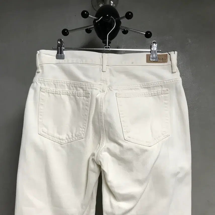 [BUNJANG] Polo Ralph Lauren White Denim Pants 27W / 폴로 랄프로렌 화이트 데님 팬츠 27(W)