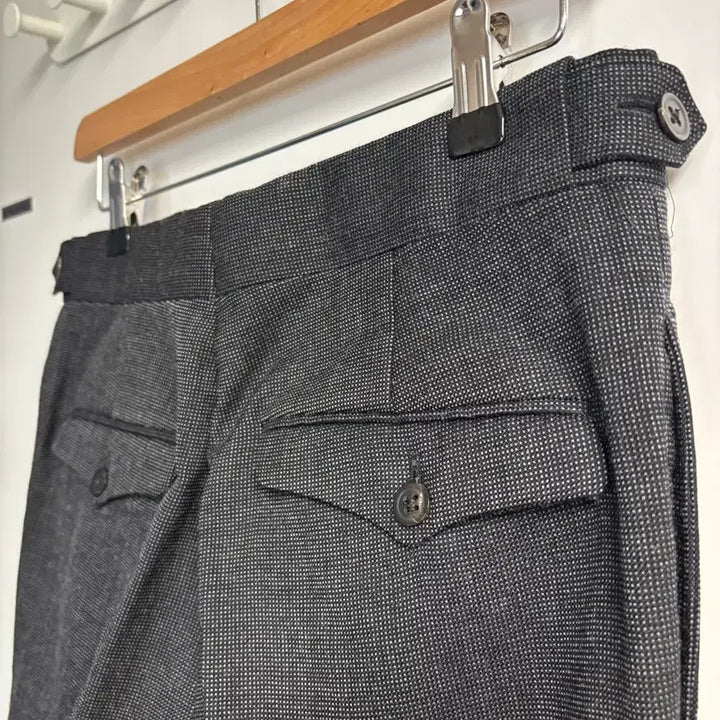 [BUNJANG] RRL Herringbone Wool Trousers / [30] RRL 버즈아이 울 헤링본 팬츠 차콜