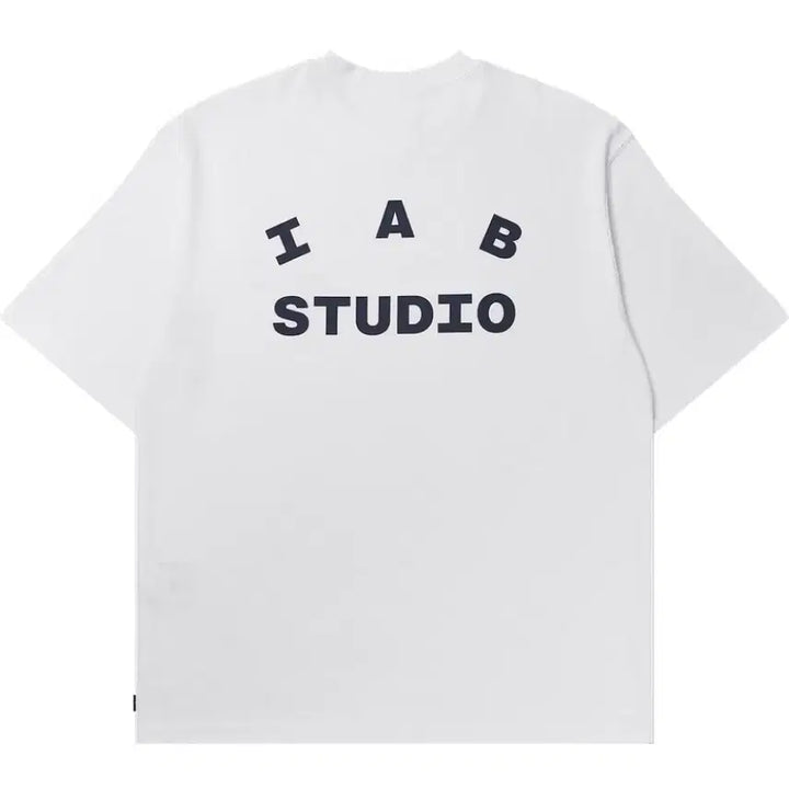[SOLD OUT] IAB STUDIO 흰색 반팔 티셔츠 [M,L]