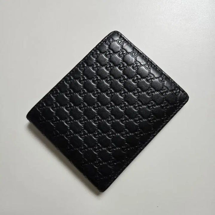 [BUNJANG] Gucci Micro GG Bifold Wallet Black / 구찌 마이크로 시마 반지갑 블랙