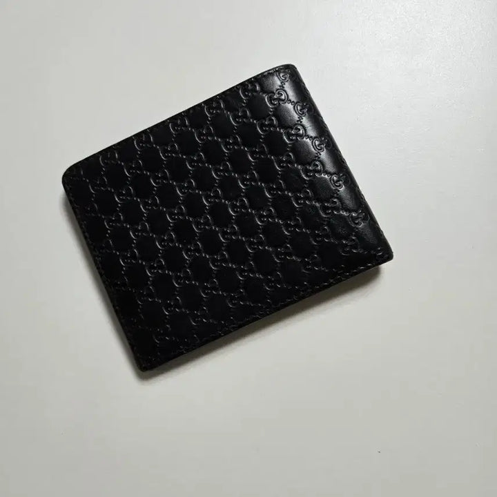 [BUNJANG] Gucci Micro GG Bifold Wallet Black / 구찌 마이크로 시마 반지갑 블랙