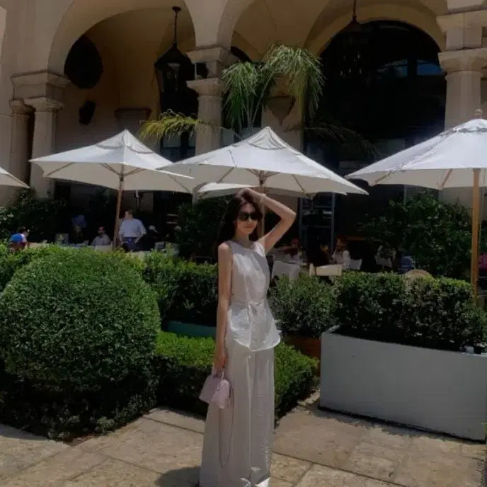 [BUNJANG] Wear Weather Kelly Set-up Light Beige / 웨어웨더 켈리 셋업 라이트베이지