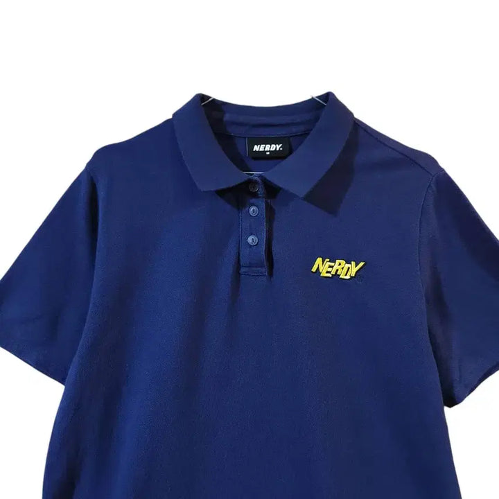 [BUNJANG] Nerdy Polo Collar Short Sleeve Dress Navy / M/ 널디 반팔 카라 원피스 네이비 /0416