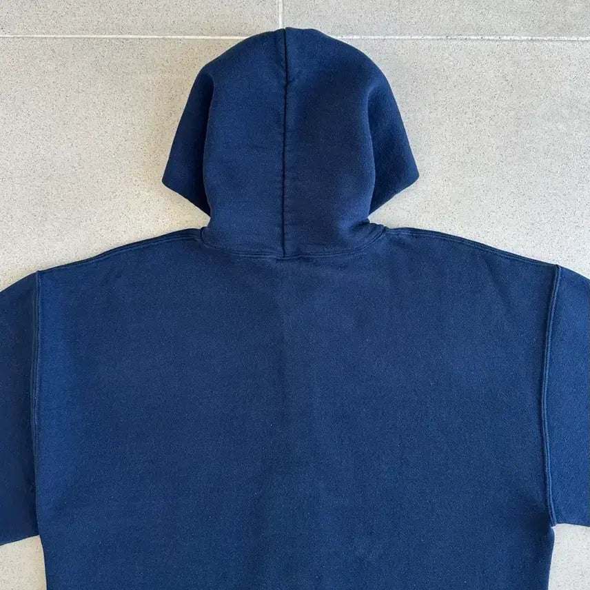 [BUNJANG] Russell 90s Vintage Navy Hoodie Zip-up / 90s 빈티지 러셀 후드집업 네이비 L