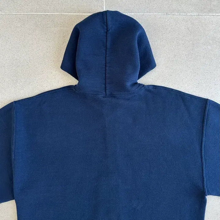 [BUNJANG] Russell 90s Vintage Navy Hoodie Zip-up / 90s 빈티지 러셀 후드집업 네이비 L