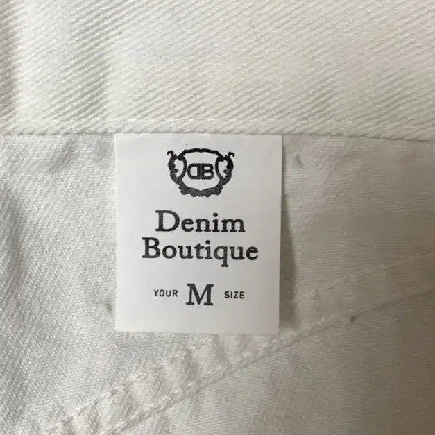 [BUNJANG] White Denim Midi Asymmetrical Skirt / 화이트 데님 미디 언발 스커트