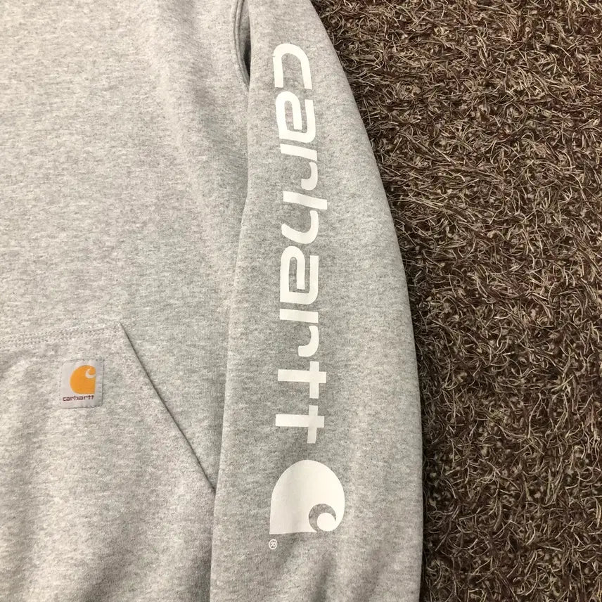 [BUNJANG] Carhartt Lettering Logo Hoodie (M) / M 칼하트 레터링 로고 후드티