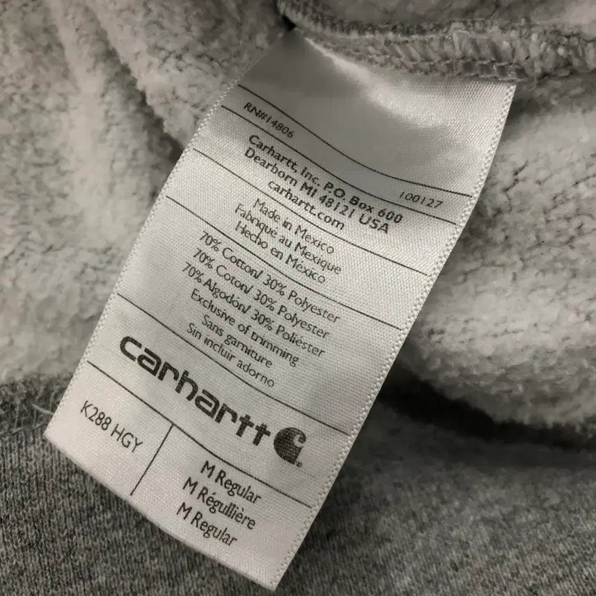 [BUNJANG] Carhartt Lettering Logo Hoodie (M) / M 칼하트 레터링 로고 후드티