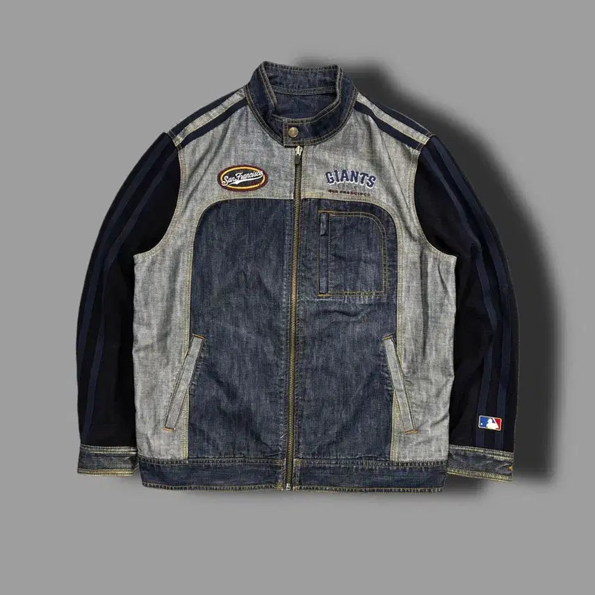 [BUNJANG] MLB San Francisco Giants Denim Jacket L / MLB 00s 센프란시스코 자이언츠 데님 청자켓 L