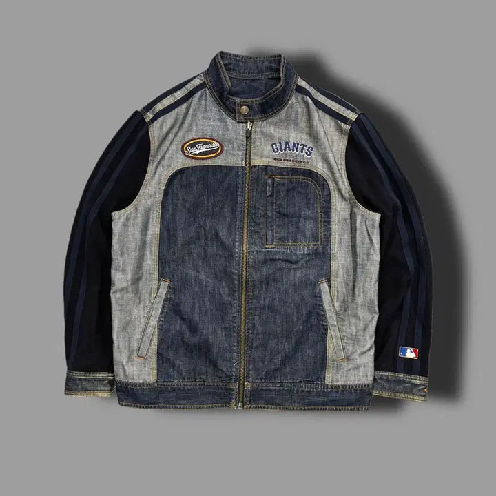 [BUNJANG] MLB San Francisco Giants Denim Jacket L / MLB 00s 센프란시스코 자이언츠 데님 청자켓 L