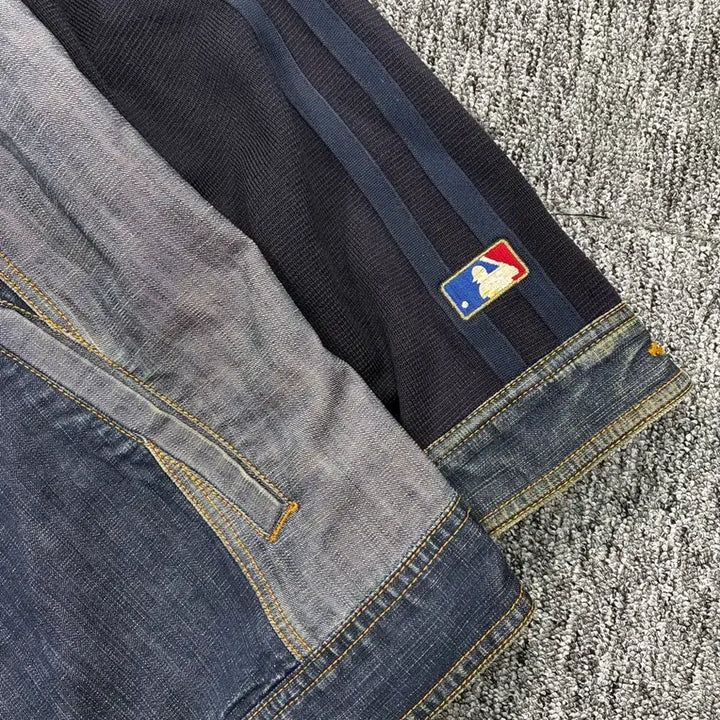 [BUNJANG] MLB San Francisco Giants Denim Jacket L / MLB 00s 센프란시스코 자이언츠 데님 청자켓 L