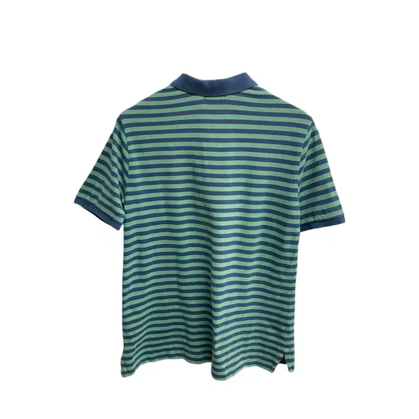 [BUNJANG] Polo Mint Striped PK T-shirt S / 폴로 민트 스트라이프 PK 반팔티 S