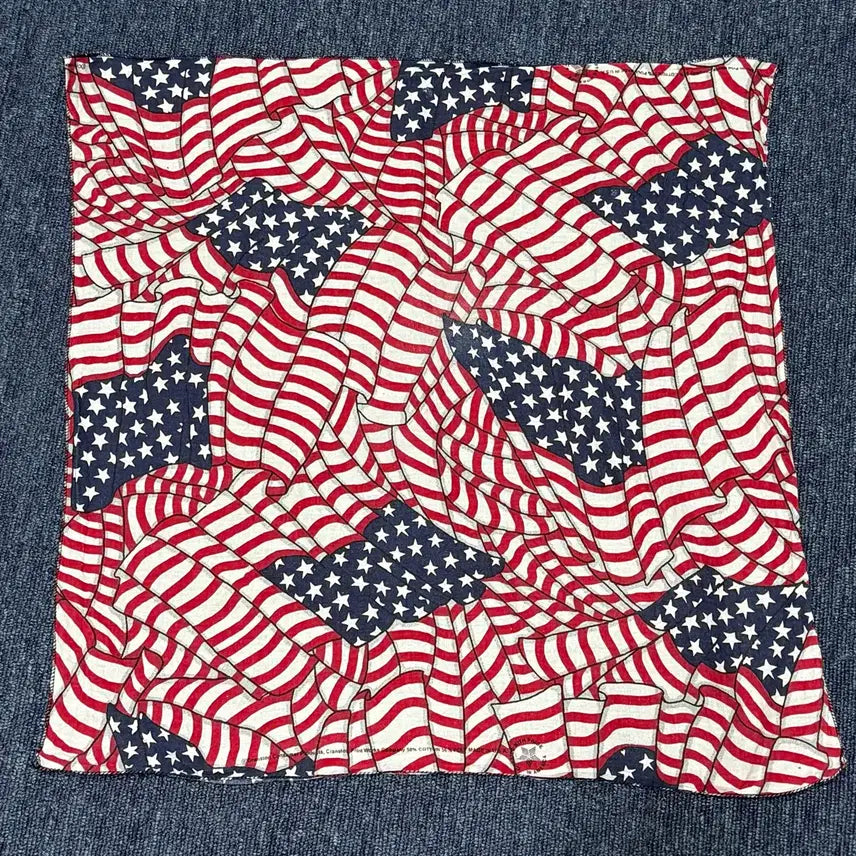 [SOLD OUT] 빈티지 미국 국기 반다나(개당가격) |  Made in USA